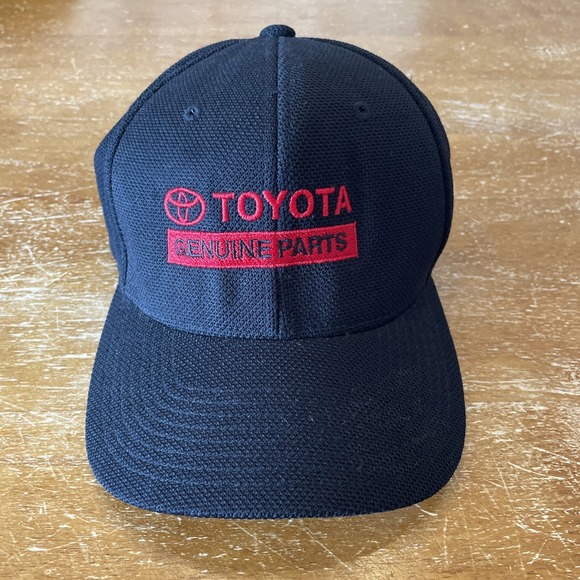 Other - Toyota Genuine Parts 5 Panel Cap Black Red Mesh Flex Fit Hat